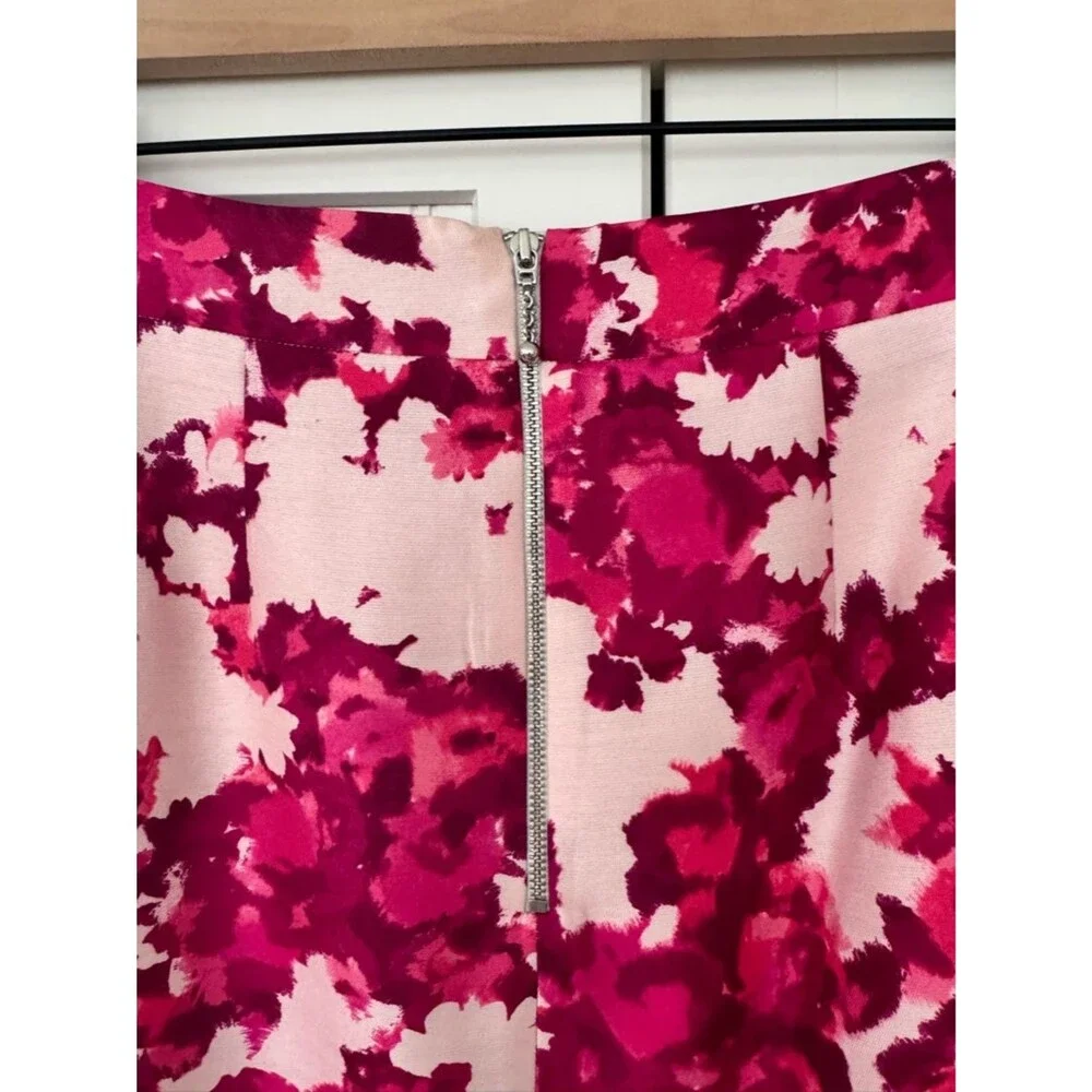 kate spade Pink Magenta Floral Pencil Skirt - Size 4